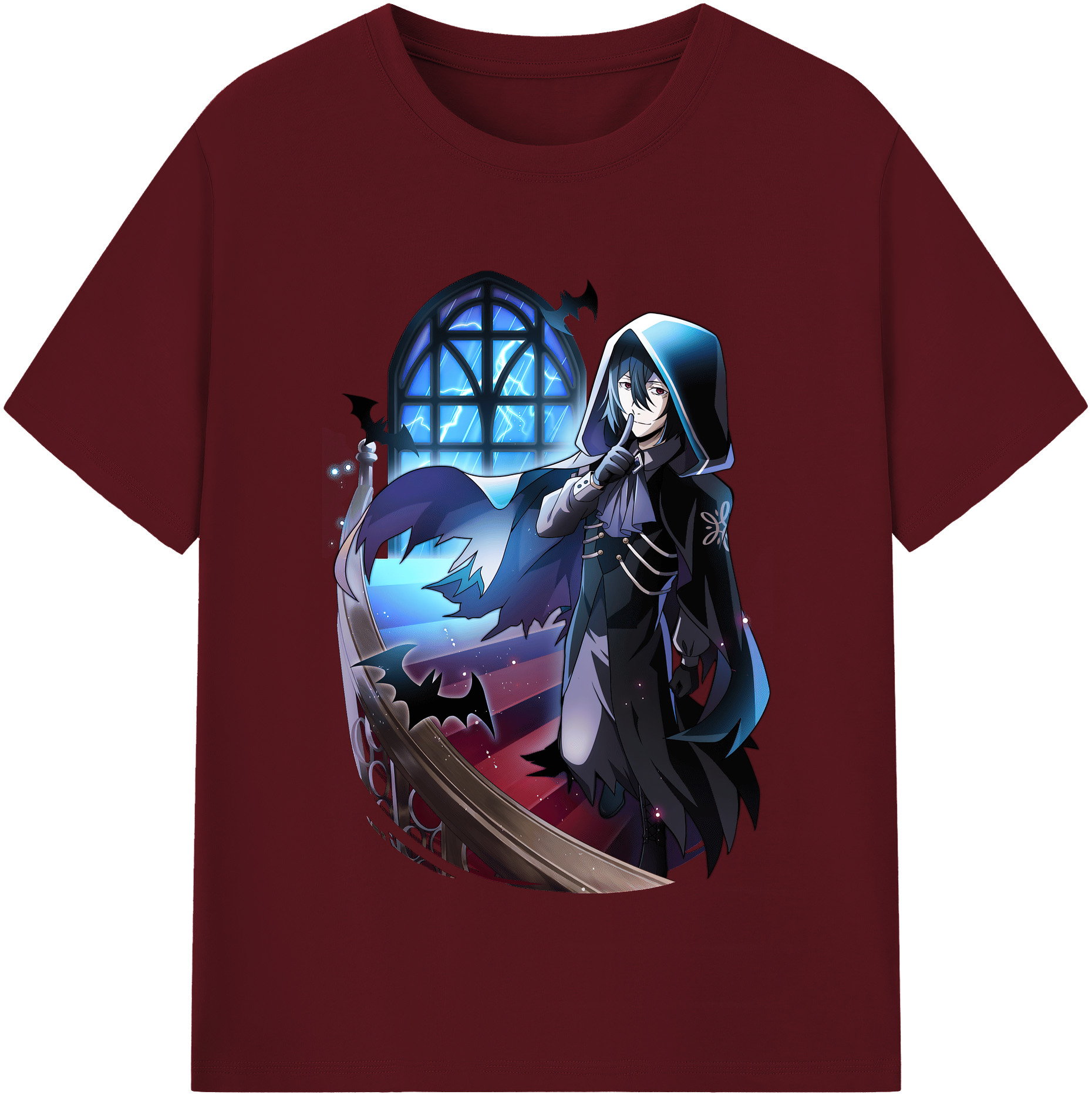 （画像用） 文豪ストレイドッグス Bungo Stray Dogs 綿100％半袖Tシャツ（フロントプリント）
